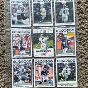 Topps Dallas Cowboys Trading Cards Set